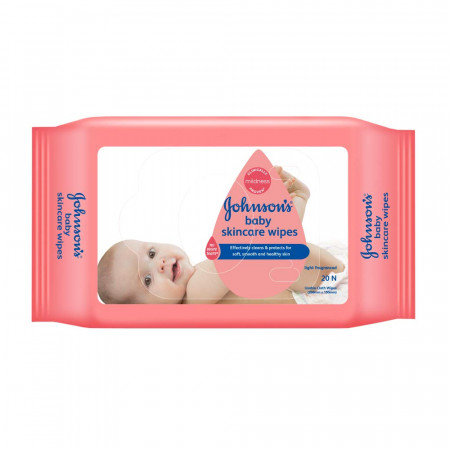 JOHNSONS BABY SKINCARE WIPES 20PCS